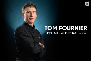 Tom Fournier, Chef du café-restaurant Le National à Martigny-Bourg