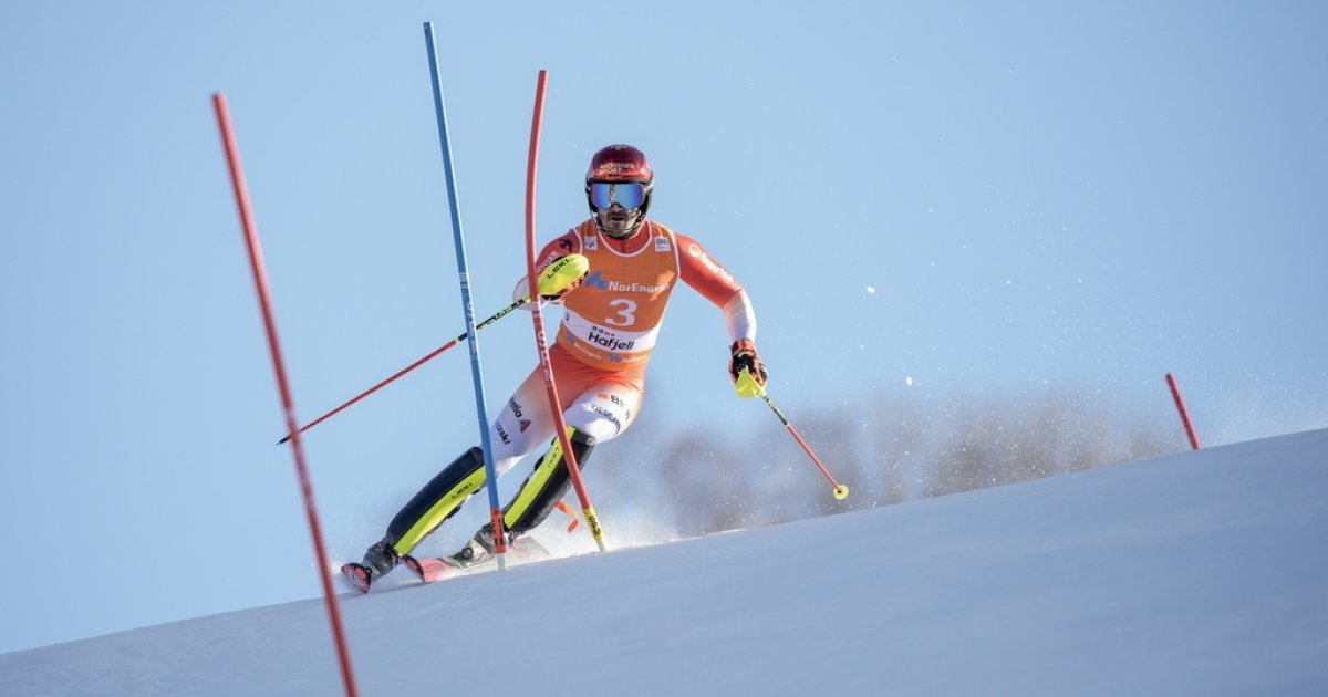 Loïc Meillard s'offre un doublé à Hafjell