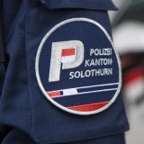 La police soleuroise était mobilisée à Breitenbach SO samedi matin. (photo symbole) KEYSTONE/PETER SCHNEIDER