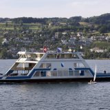 Le ferry Meilen-Horgen sur une photo de 2008. (archives) KEYSTONE/ALESSANDRO DELLA BELLA