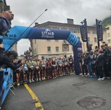 Les coureurs de la première vague, prêts à prendre le départ de l'OCC ce jeudi matin.