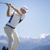 Joel Girrbach a terminé 7e de l'Omega European Masters KEYSTONE/EPA/Valentin Flauraud