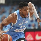 Giannis Antetokounmpo et la Grèce se frotteront à la Turquie en demi-finale de l'Euro KEYSTONE/AP/Sergei Grits