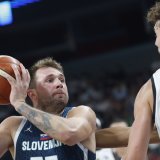 Franz Wagner a eu raison de la Slovénie de Luka Doncic KEYSTONE/EPA/TOMS KALNINS