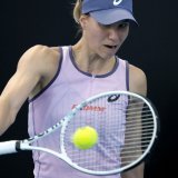 Viktorija Golubic: battue d'entrée à Pékin KEYSTONE/AP/MANISH SWARUP