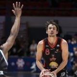 Paul Gravet (6) et les Lions de Genève misent sur la stabilité KEYSTONE/CYRIL ZINGARO