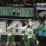 Lukas Daschner et ses coéquipiers jubilent KEYSTONE/TI-PRESS/Samuel Golay