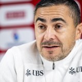 Fin de parcours pour Sascha Stauch avec la Suisse M21 KEYSTONE/JEAN-CHRISTOPHE BOTT