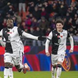 Philip Otele et Bâle ont logiquement battu le FC Grand-Saconnex en huitièmes de finale de la Coupe de Suisse KEYSTONE/GEORGIOS KEFALAS