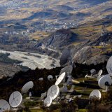 La commune de Loèche a donné son feu vert au développement du projet de la société SpaceX (photo d'illustration). KEYSTONE/JEAN-CHRISTOPHE BOTT