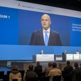 Actuel président de Sandoz et ex-patron de Firmenich, Gilbert Ghostin devrait reprendre la présidence de l'organe de surveillance de SGS à l'issue de l'assemblée générale du 26 mars prochain (archives). KEYSTONE/GEORGIOS KEFALAS