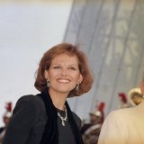 Claudia Cardinale en 1987 au Festival de Cannes.