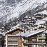 The mountain village Zermatt in the Canton of Valais, Switzerland, on February 12, 2019. (KEYSTONE/Christian Beutler)