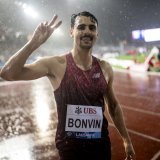 Julien Bonvin, 6ème de sa série lors du meeting Athletissima à Lausanne