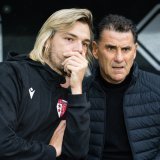 Barthélémy Constantin en discussions avec Didier Tholot.