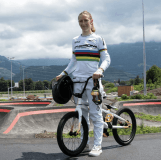 Christa von Niederhäusern, triple championne du monde de pumptrack