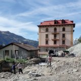 Les fouilles ont été entreprises à quelques dizaines de mètres du Grand Hôtel du Cervin