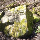 Vestige du passage des granitiers dans les forêts de la Fodze entre Monthey et Collombey-Muraz.