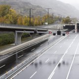 La tranchée couverte de Rarogne est l'un des ouvrages clés mis en service lundi 27 octobre dans le cadre de de l'inauguration du tronçon de l'A9 entre Gampel-Steg et Viège Ouest.