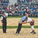 Pascal Héritier (à gauche) a participé cette année à une grande fête en Suisse alémanique en tant que membre du jury