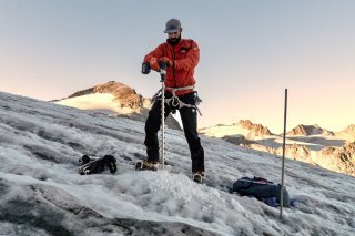 Les relevés ont été réalisés en septembre sur plusieurs glaciers de Suisse