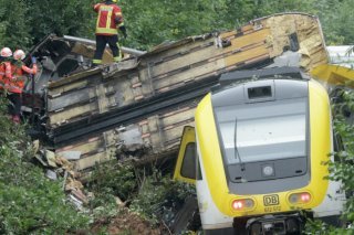 La cause du déraillement à Riedlingen n'est pas encore connue. KEYSTONE/dpa/Thomas Warnack