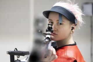 Franziska Stark a remporté deux médailles d'argent aux Européens KEYSTONE/PETER KLAUNZER