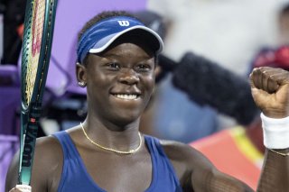 La Canadienne de 18 ans Victoria Mboko jouera pour une place en finale au tournoi de Montréal. KEYSTONE/AP/Christinne Muschi