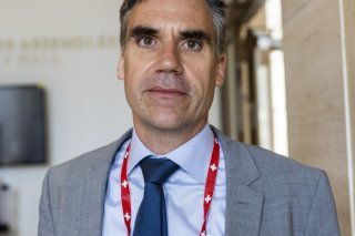 Le chef négociateur suisse dans les discussions sur le plastique Felix Wertli souhaite une accélération dans les pourparlers qui doivent durer encore une semaine à Genève. KEYSTONE/SALVATORE DI NOLFI