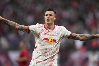 Benjamin Sesko a signé à Manchester United KEYSTONE/AP/Matthias Schrader