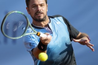 Enfin une victoire pour Wawrinka, même contre un adversaire modeste KEYSTONE/EPA/PETER SCHNEIDER