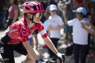 La Suissesse Noemi Rüegg n'a pas pu prendre le départ de la 1ère étape du Tour de Romandie féminin vendredi (archives). KEYSTONE/GIAN EHRENZELLER
