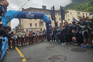 Les coureurs de la première vague, prêts à prendre le départ de l'OCC ce jeudi matin.