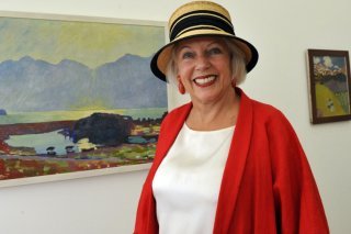 Esther Grether, photographiée le 30 mai 2009, lors de l'exposition "Giacometti" à la Fondation Beyeler (archives). KEYSTONE/KARL-HEINZ HUG