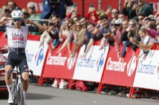 Juan Ayuso s'est imposé à Cerler KEYSTONE/EPA/JAVIER LIZON