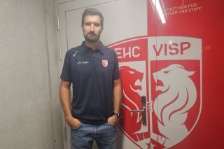 Luca Gianinazzi, nouvel entraîneur du HC Viège.