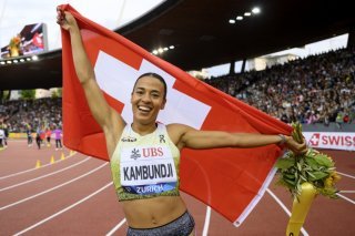 Ditaji Kambundji peut croire en son étoile à l'heure d'aborder les Mondiaux KEYSTONE/ENNIO LEANZA