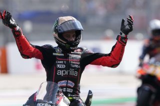 Marco Bezzecchi a gagné le sprint du GP de St-Marin KEYSTONE/EPA/DANILO DI GIOVANNI