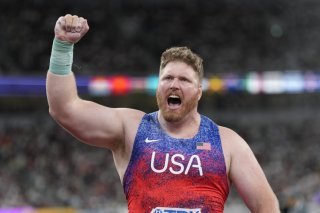 Ryan Crouser la légende du poids KEYSTONE/AP/Ashley Landis