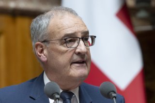 Le conseiller fédéral Guy Parmelin a défendu avec succès un accord liant climat, commerce et durabilité, signé par la Suisse, le Costa Rica, l'Islande et la Nouvelle-Zélande (archives). KEYSTONE/PETER SCHNEIDER