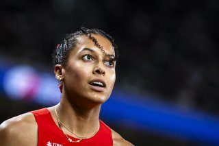 Audrey Werro est prête pour un exploit dimanche à Tokyo. KEYSTONE/MICHAEL BUHOLZER