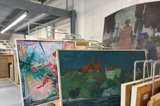 De nombreuses oeuvres d'art seront proposées à la vente à Bâle. Département des finances Bâle-Ville