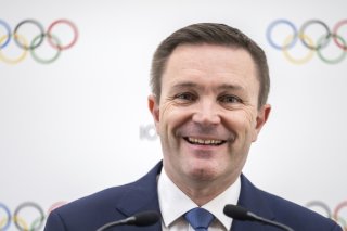 David Lappartient a été réélu à la présidence de l'UCI KEYSTONE/AP Pool AFP/FABRICE COFFRINI