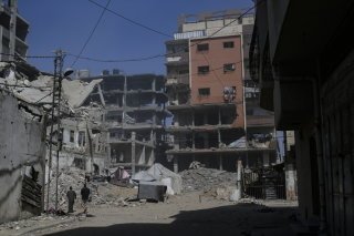 La bande de Gaza est ravagée par bientôt deux ans de guerre. KEYSTONE/EPA/MOHAMMED SABER