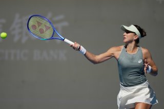 Belinda Bencic aura fort à faire pour rallier les quarts de finale à Wuhan. KEYSTONE/AP/Mahesh Kumar A.