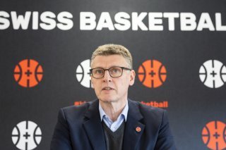 Swiss Basketball et son président Andrea Siviero veulent gagner en visibilité et en crédibilité KEYSTONE/CYRIL ZINGARO