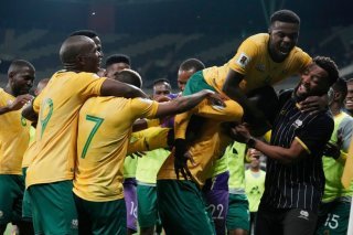 La joie des Sud-Africains qualifiés pour la Coupe du monde KEYSTONE/AP/Themba Hadebe