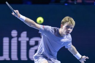 Henry Bernet a démontré tout son potentiel lundi soir à Bâle KEYSTONE/GEORGIOS KEFALAS