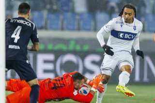 Theo Bair et le LS affrontent Yverdon en 8es de finale de Coupe de Suisse mercredi. (Archives) KEYSTONE/VALENTIN FLAURAUD