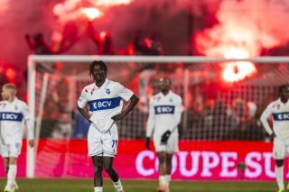 Désillusion pour Lausanne en Coupe de Suisse à Yverdon KEYSTONE/JEAN-CHRISTOPHE BOTT